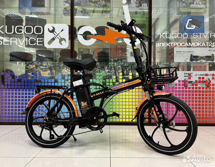 Электровелосипед Kugoo v1 max