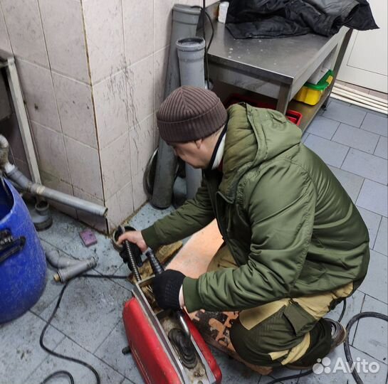 Прочистка канализации устранение засоров 24/ 7