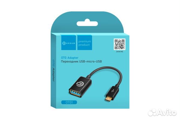 Переходник OTG micro USB - USB; 57581