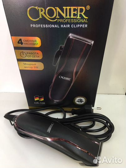 Машинка для стрижки волос cronier cr-108