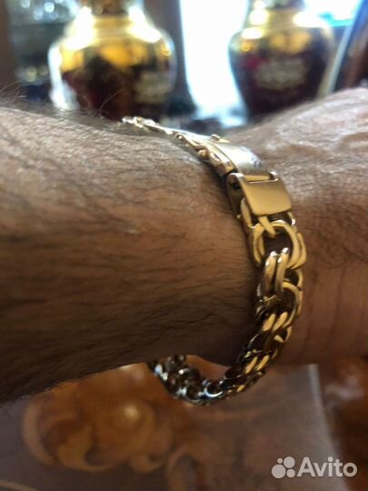 Золотая цепь, браслет