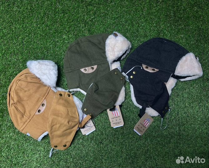 Шапка ушанка Carhartt зимняя