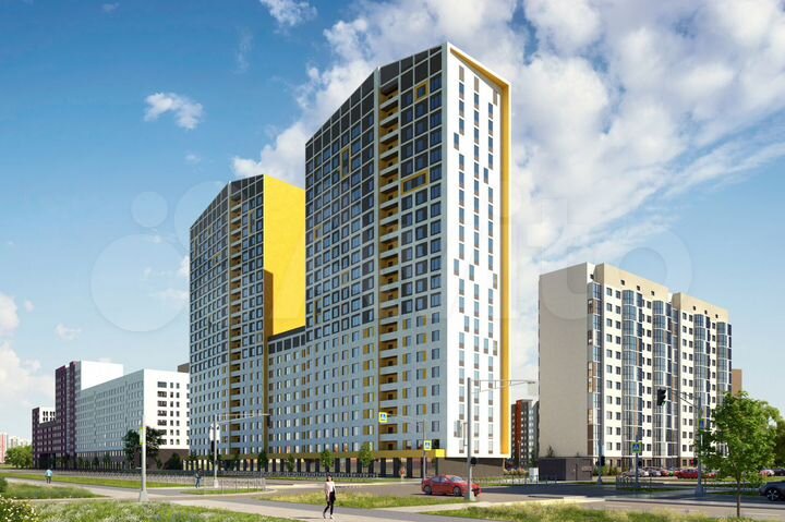 2-к. квартира, 47,8 м², 16/23 эт.