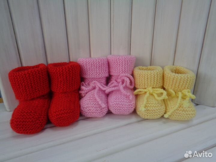 Пинетки вязаные