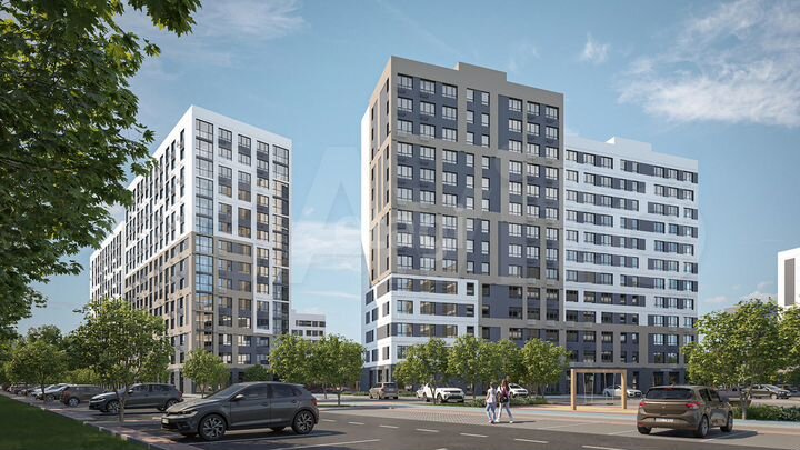 Квартира-студия, 23,3 м², 6/14 эт.