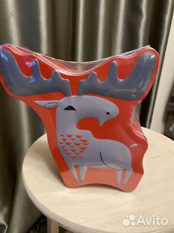 Новогодняя банка Икеа Лось Винтер