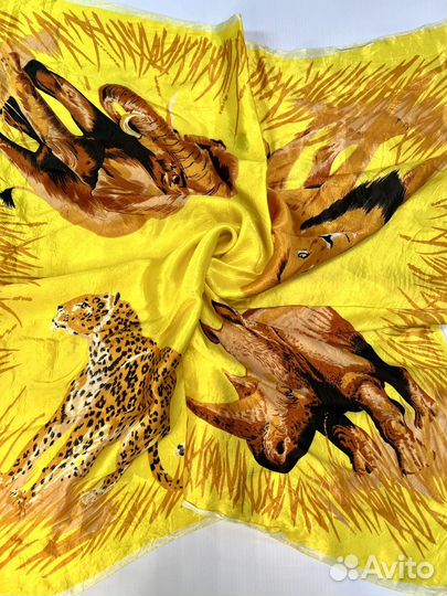 Винтаж платок атласный СССР