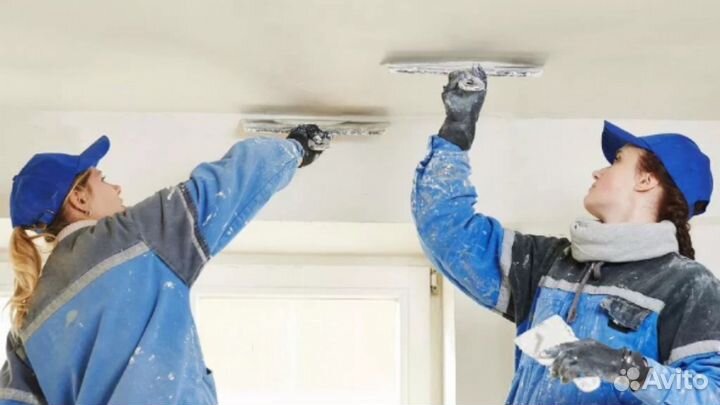 Штукатурка, гипс, стяжка, плитка, шпаклевка