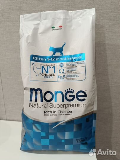 Корм для кошек монж