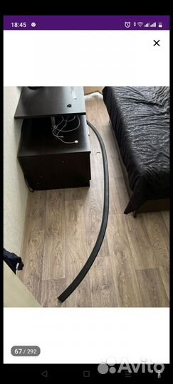 Губа на бампер универсальная