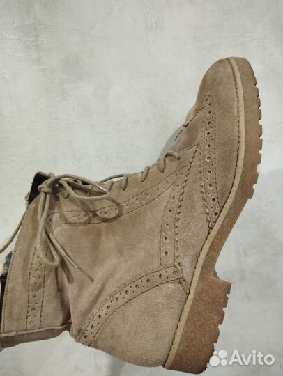 Ботинки из натуральной замши 41 размер