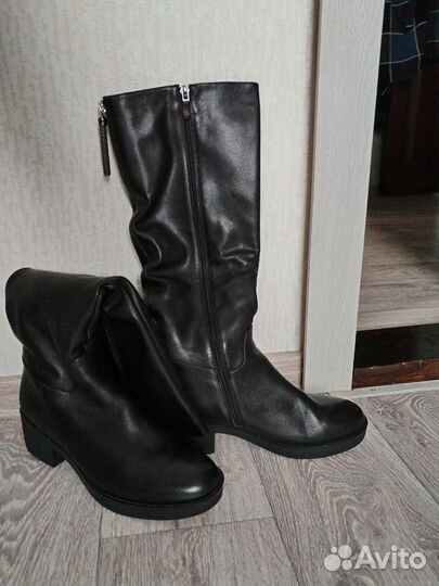Сапоги женские натуральная кожа новые
