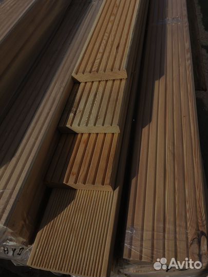 Строганная лиственница: доски 30x170 мм, готовы к монтажу