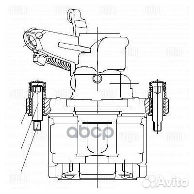 Суппорт торм. CF 550115 Trialli