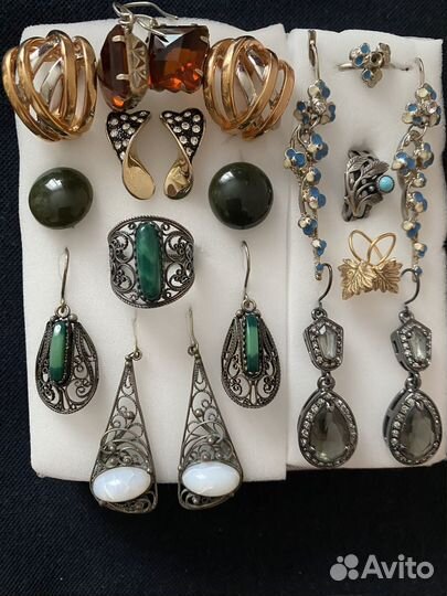 Женские украшения 70х годов