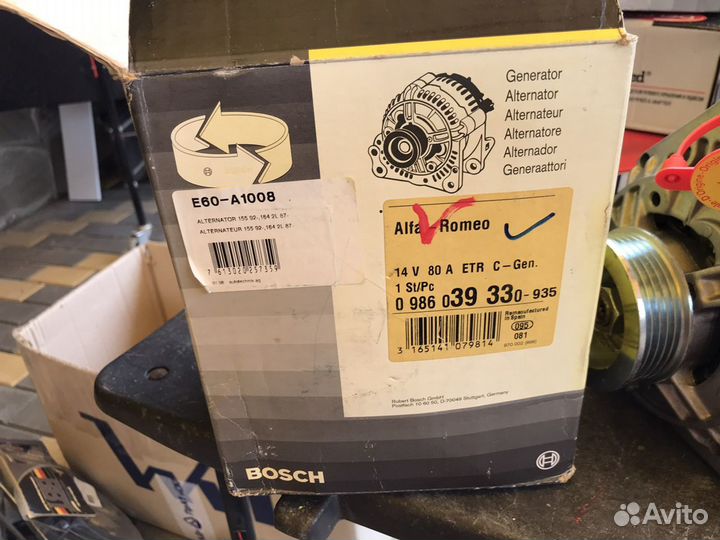 Генератор на alfa romeo 155