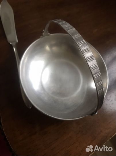 Конфетница, икорница мельхиор СССР