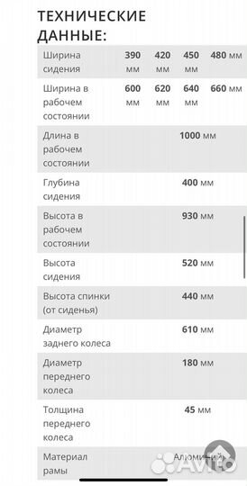 Коляска инвалидная