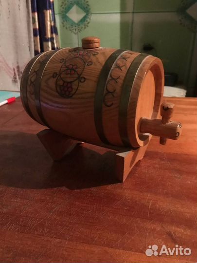 Боченок дубовый самовар игрушка