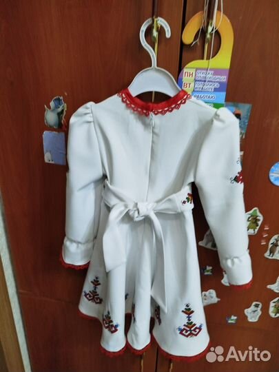 Чувашское национальное платье для девочки