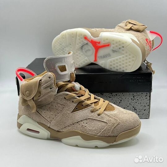 Кроссовки мужские Travis Scott x Air Jordan 6 Retr