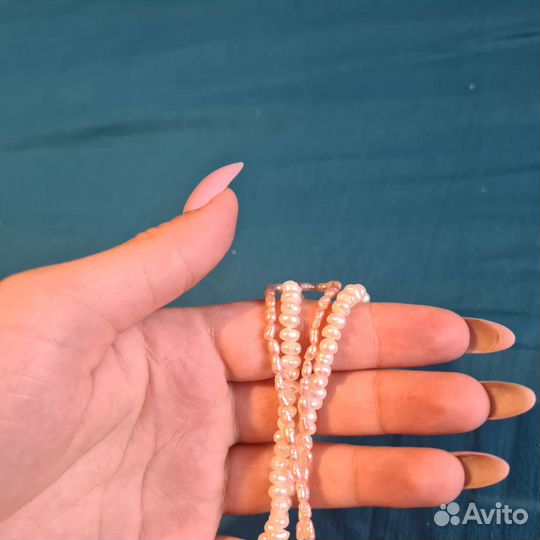 Ожерелье из натурального жемчуга