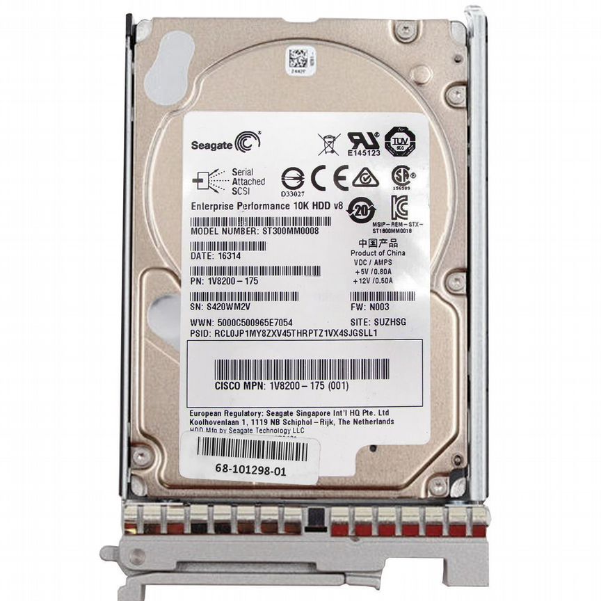 [HD300G15K12G] Жесткий Диск Cisco Ucs- 300gb Sas 2,5 Hd300g15k12g