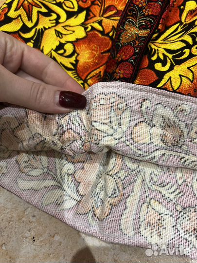 Платье детское хохлома