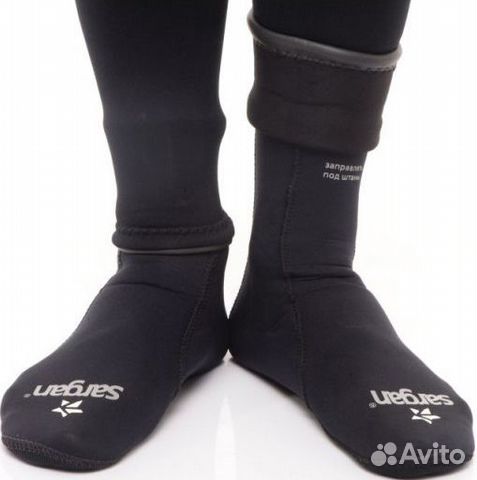 Неопреновые носки для подводной охоты Аргази 5 мм