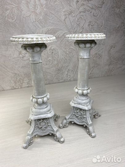 Подсвечники высота 27 см из полистоуна