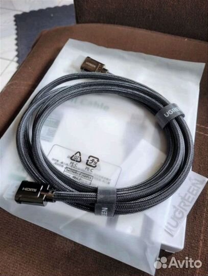 Кабель hdmi v2.1 ugreen,8K,48Гбит/с,2м