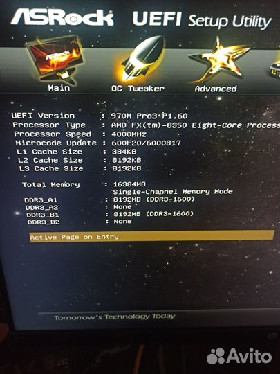FX-8350 + ASRock 970M PRO3