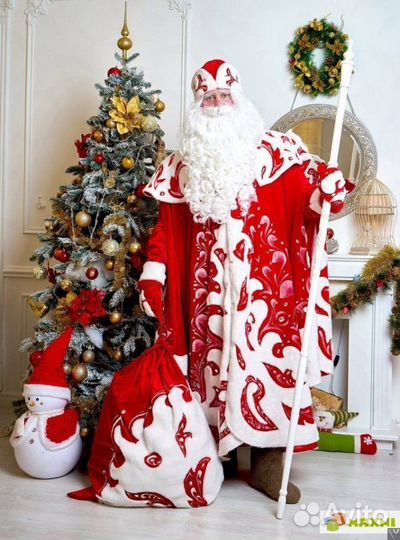 Костюм деда мороза взрослый