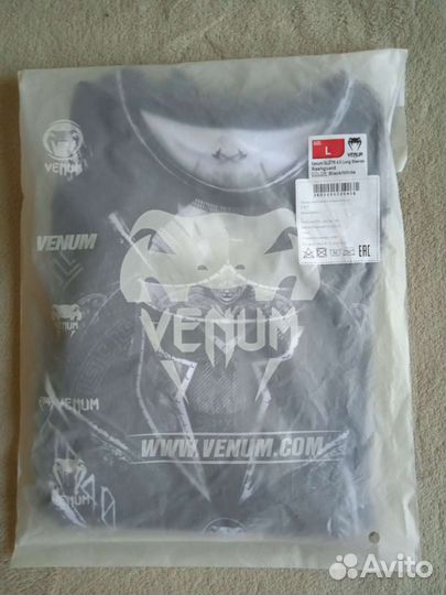 Рашгард Venum Gladiator 4.0 Black/White