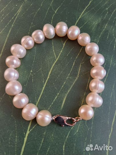 Браслет из натурального жемчуга