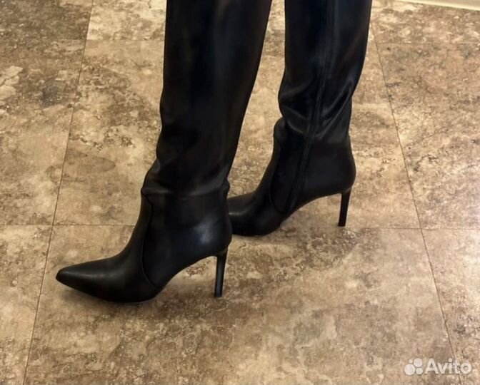 Сапоги женские натуральная кожа новые