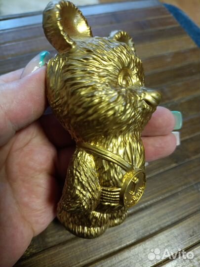 Фигурка олимпийского мишки.Чугун