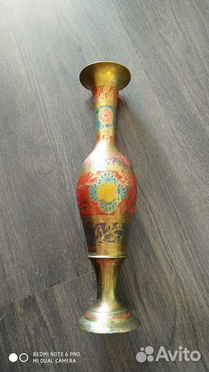 Ваза винтажная Индия старинная