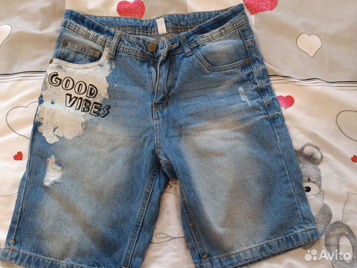 Джинсовые шорты для мальчика