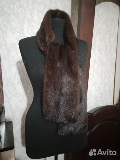 Шарф из меха норки