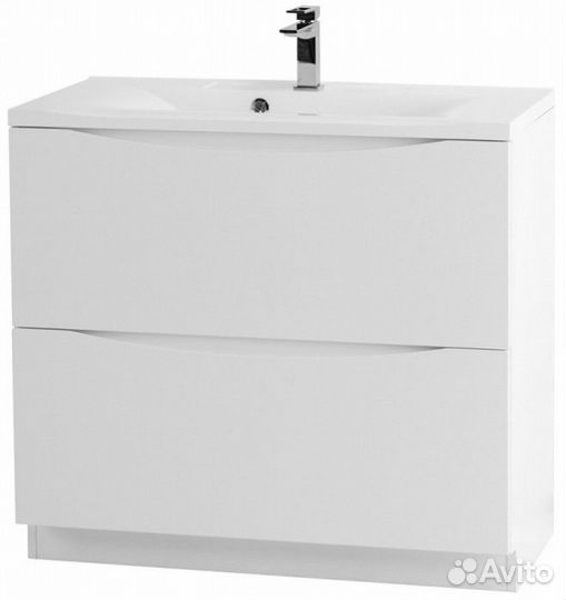 Мебель для ванной BelBagno Marino 80-PIA-BB800/450-LV-MR-PR Bianco Lucido