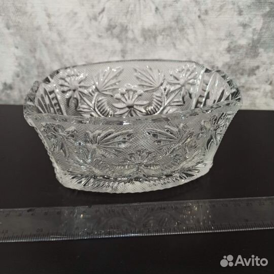 Салатник хрустальный