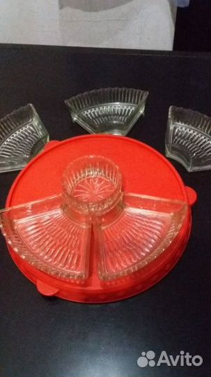 Менажница СССР праздничная вращающаяся