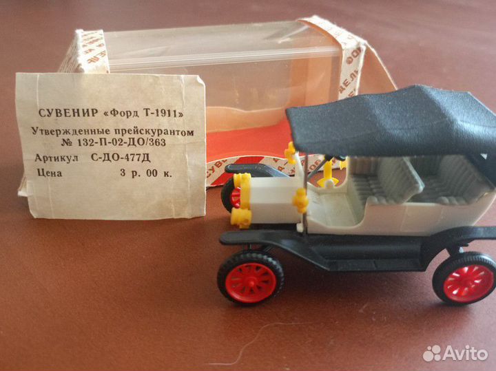 Коллекционная модель ford model T 1911
