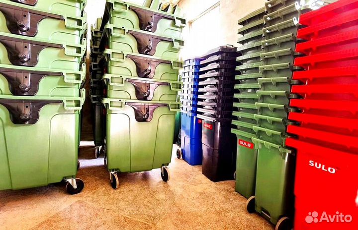 Мусорный контейнер бак 120,240,360,770,1100 литров