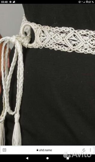 Пояса на заказ вязанные крючком
