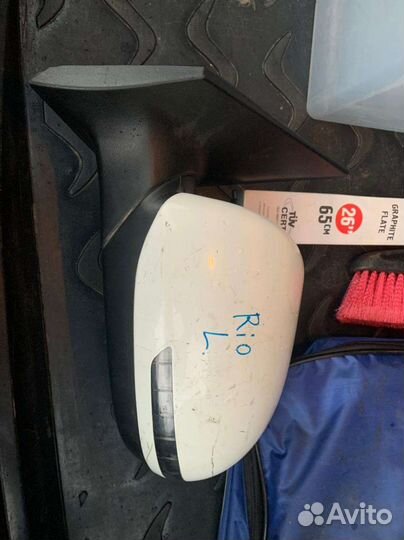Зеркало левое kia rio 3 бу
