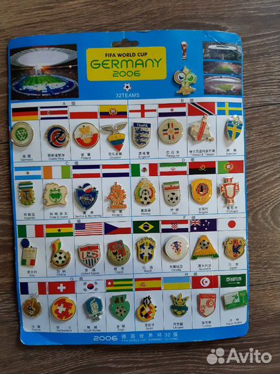 Значки fifa germany 2006, тарелка с кружкой,вымпел