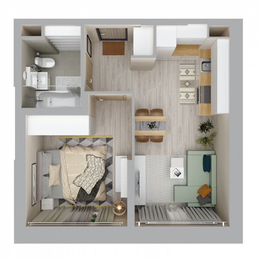 1-к. квартира, 34,5 м², 17/24 эт.