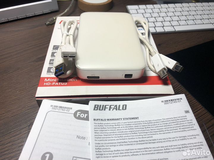 1 Тб Внешний HDD Buffalo MiniStation Thunderbolt